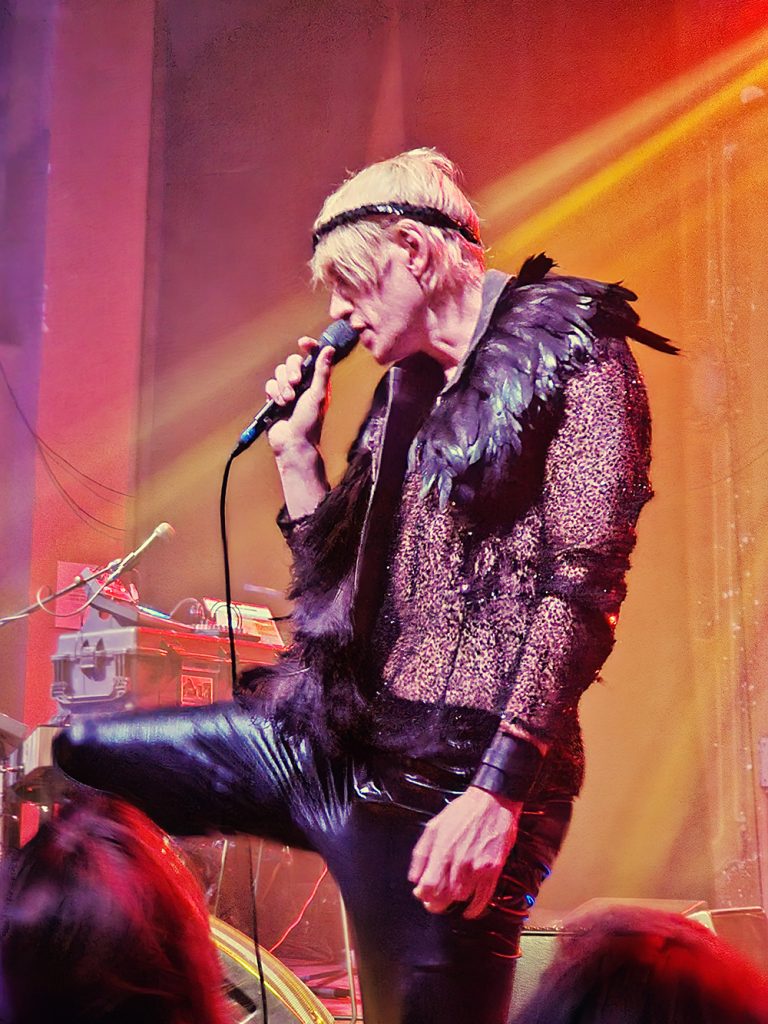 Patrick Wolf, singing on stage